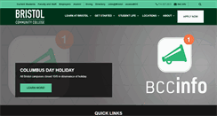Desktop Screenshot of bristolcc.edu